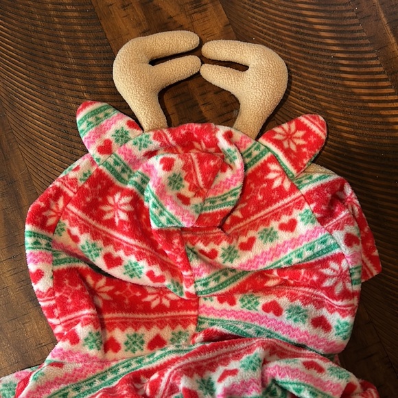 EUC Christmas PJs with deer hoodie - Picture 7 of 7